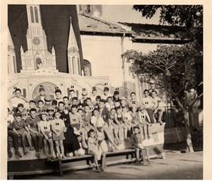 BOUISSEVILLE ECOLE ST AUGUSTIN 1959 XXX LES PENSIONNAIRES